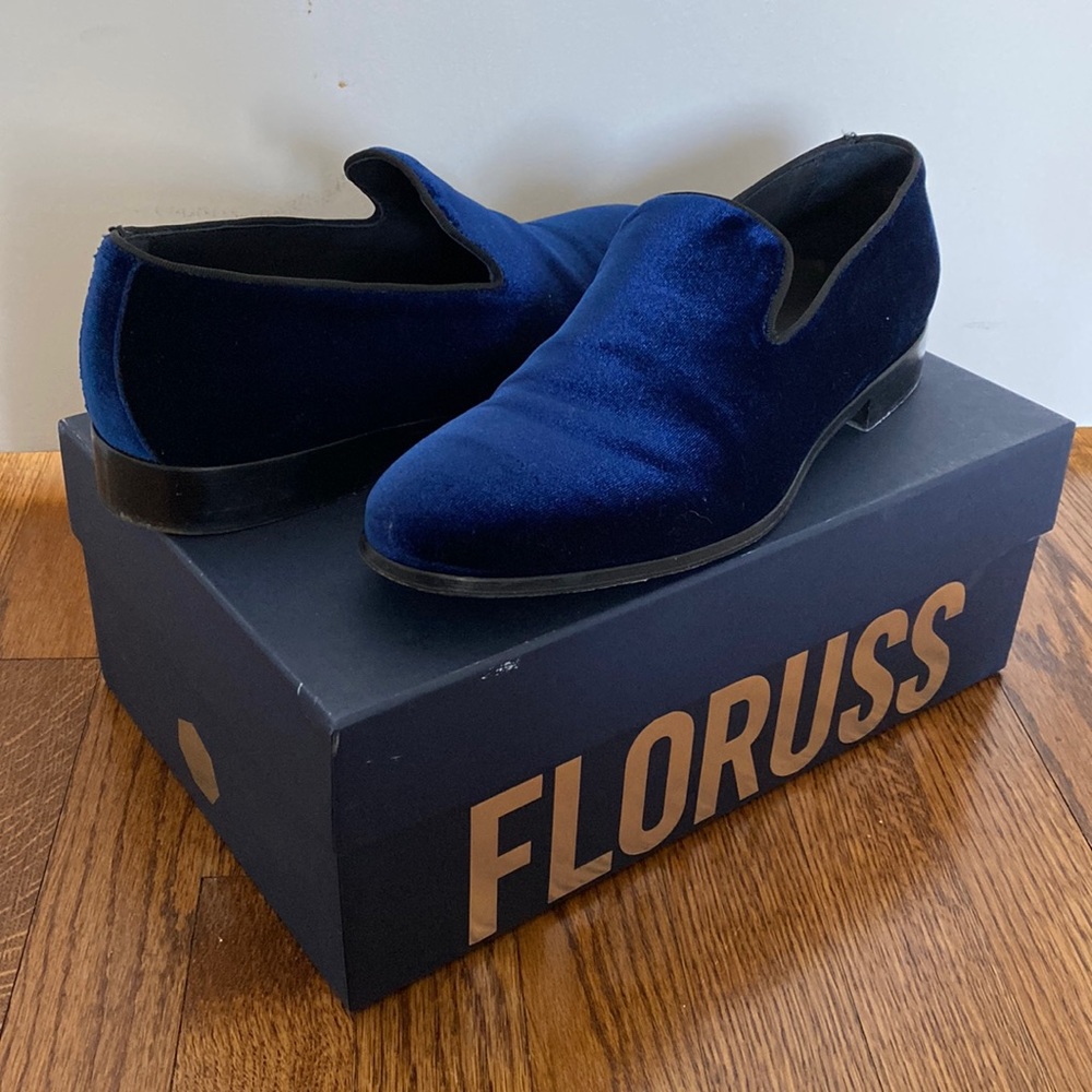 Ankari Floruss Sapphire Smoking Slipper